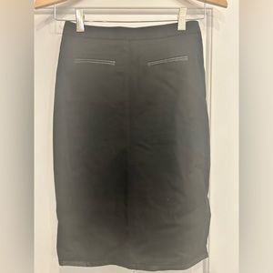 Club Monaco, black pencil skirt, size 00